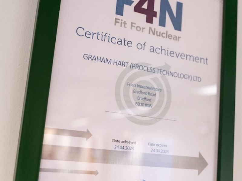 We have become the first heat transfer manufacturer to be granted Fit for Hydrogen (F4H2) and Fit for Carbon Capture, Usage and Storage (F4CCUS) status under the UK’s new standards programme supporting the hydrogen production and carbon capture sectors certificate